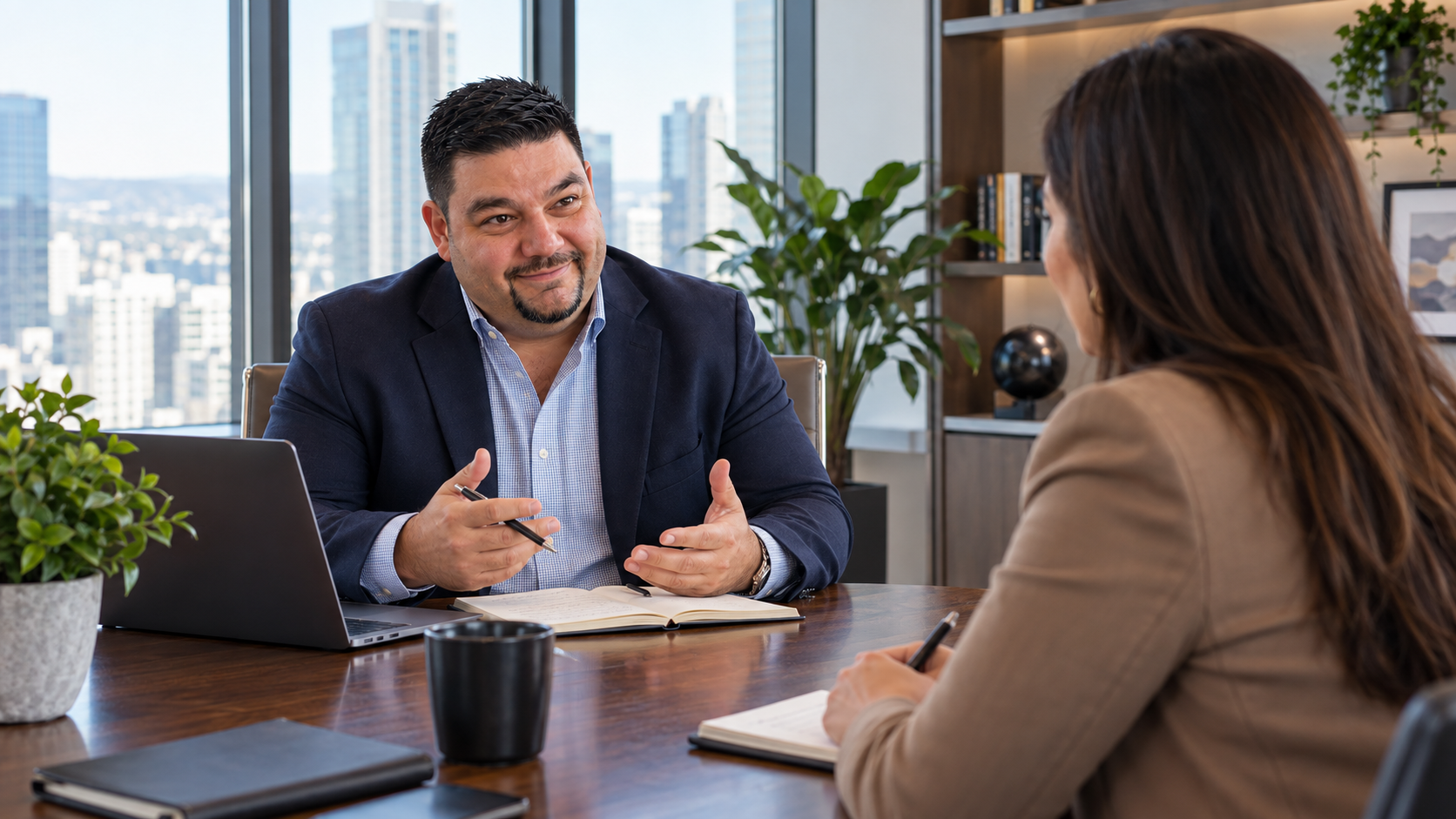 Career coaching session